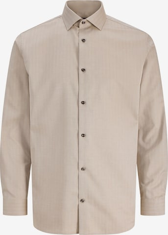 Coupe regular Chemise JACK & JONES en beige : devant