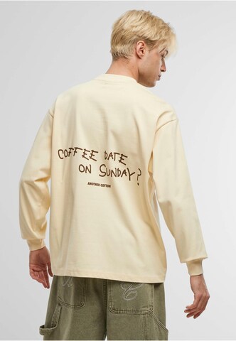 T-Shirt 'Coffee Date' Another Cotton Lab en blanc : devant