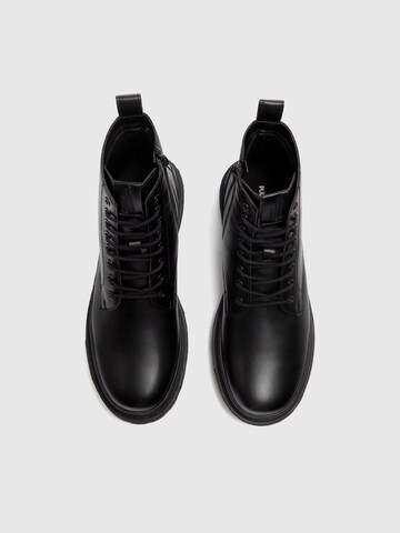 Pull&Bear Lace-up boots in Black