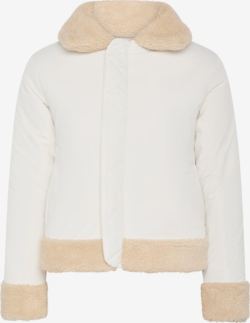 Born Living Yoga Winterjas 'Umiko' in Beige: voorkant