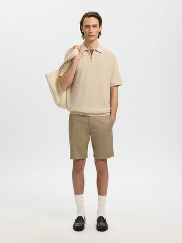 Pull-over 'Panna' SELECTED en beige