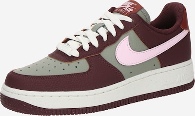 Nike Sportswear Niske tenisice 'AIR FORCE 1 07 NEXT NATURE' u menta / svijetloroza / tamno crvena / bijela, Pregled proizvoda