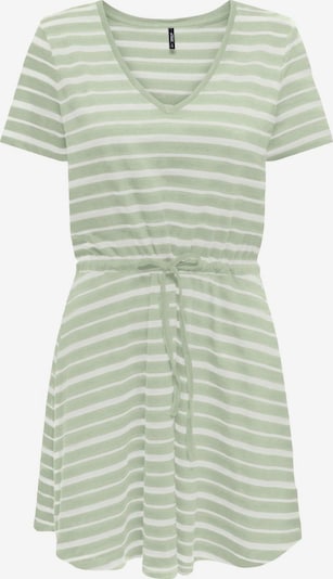 ONLY Kleid 'MAY' in grün / weiß, Produktansicht