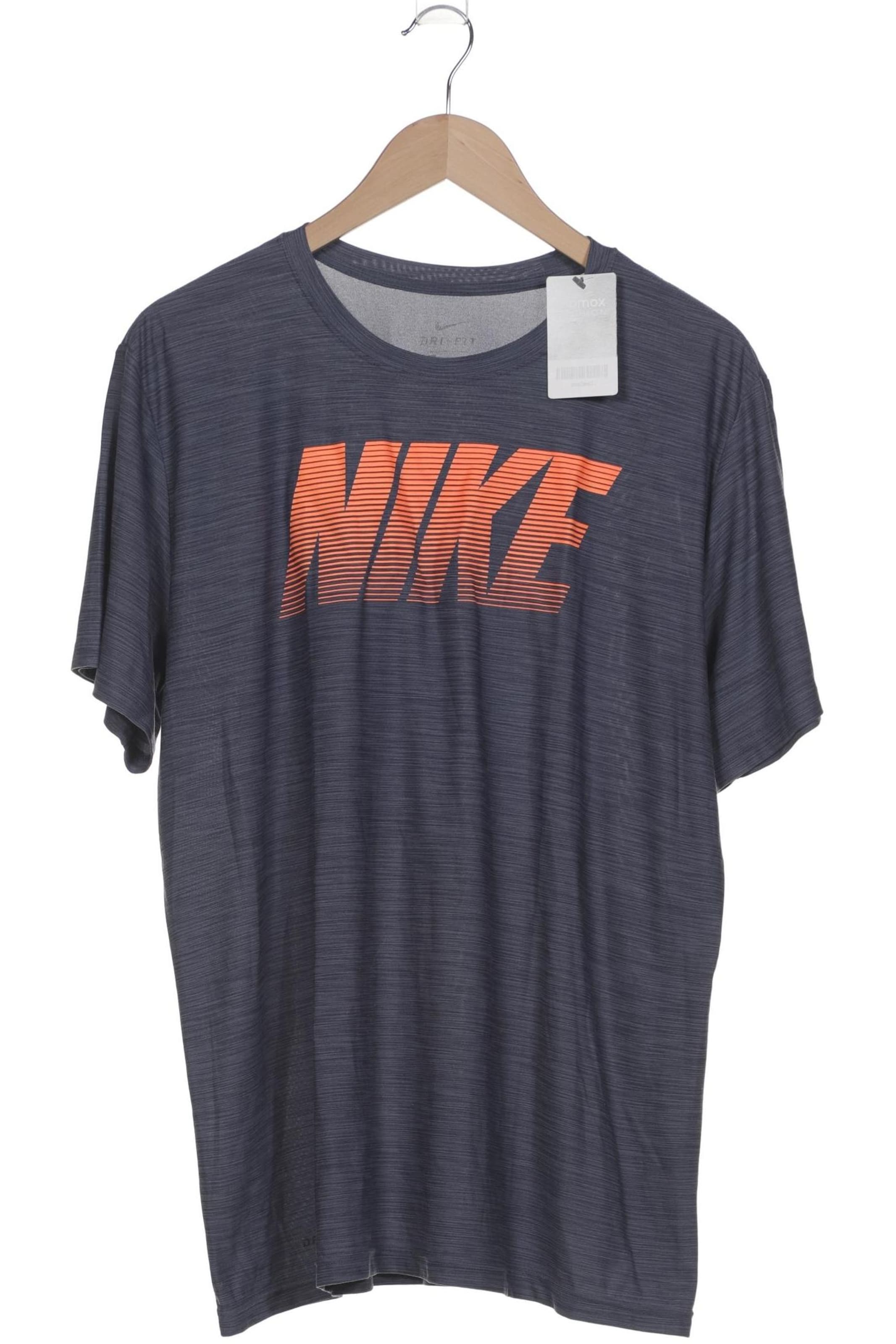 NIKE T-Shirt L in Blau: Vorderseite