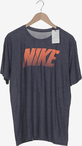 NIKE T-Shirt L in Blau: Vorderseite