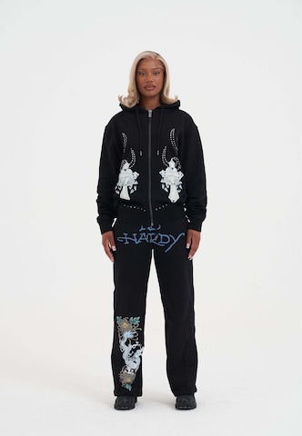 Ed Hardy - Pierna ancha Pantalón en negro