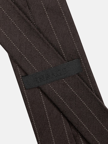 Cravate 'SQUARE' ENRAGE en marron