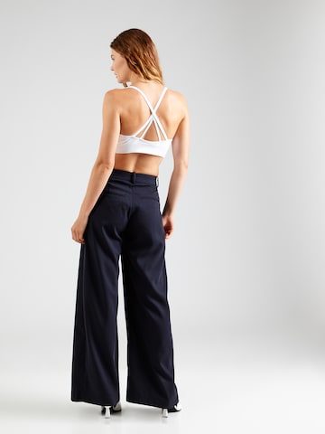 WEEKDAY Wide Leg Hose 'Dara' in Blau