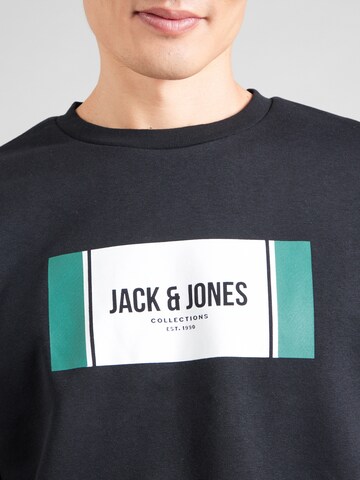 Sweat-shirt 'JJHAYATO' JACK & JONES en noir