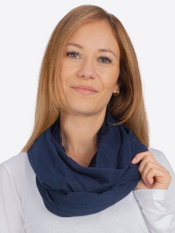 Seasons of April Tunnelsjaal 'Carina Uni' in Blauw
