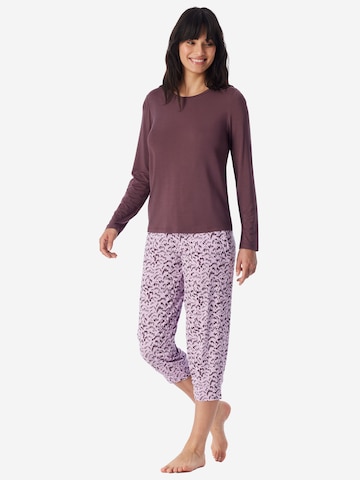 Chemise de nuit ' Mix Relax ' SCHIESSER en marron
