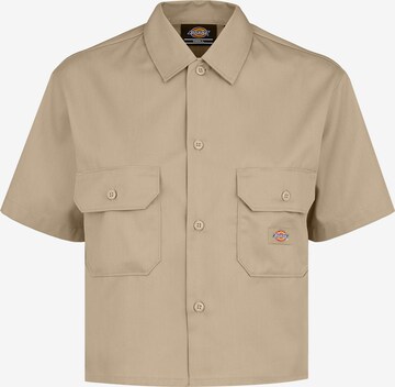 Chemisier DICKIES en beige : devant