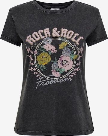 JDY T-Shirt 'FAROCK' in Schwarz: predná strana