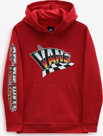 VANS Sweatshirt 'Hole Shot' in Rood: voorkant