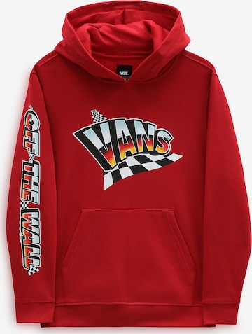 VANS - Sweatshirt 'Hole Shot' em vermelho: frente