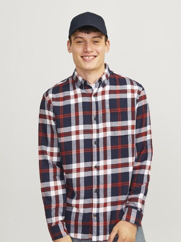 JACK & JONES Cap in Blue: front
