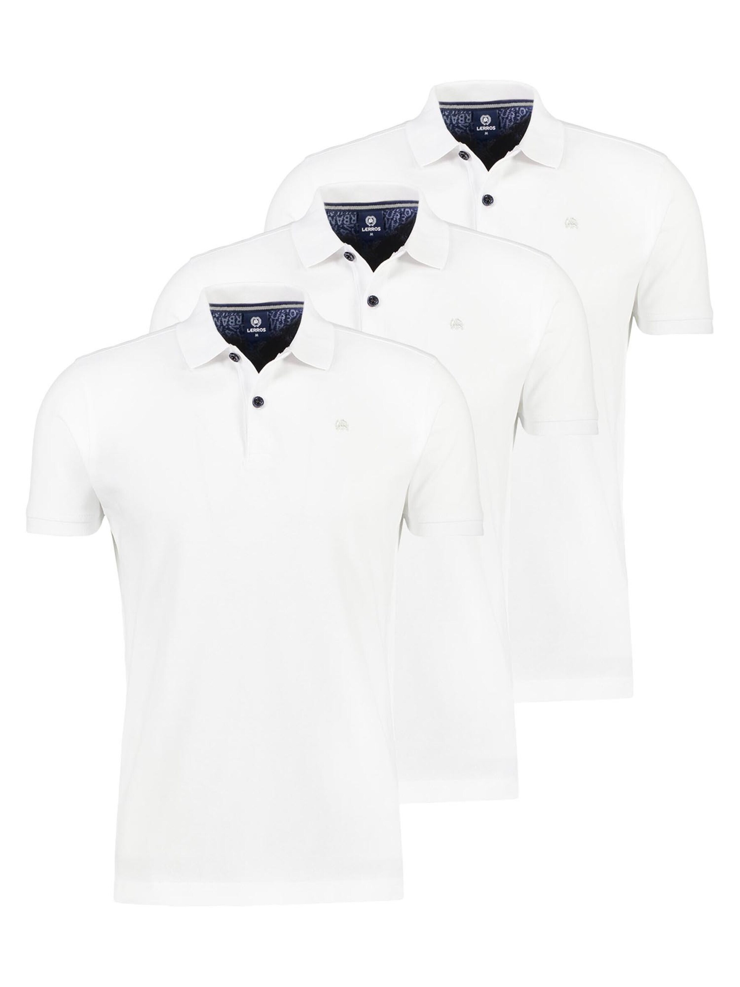 LERROS Shirt 'Basic' in Wit: voorkant