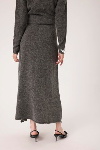 SOAKED IN LUXURY Skirt 'SLMiya' in Grey