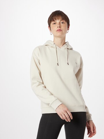 PROTEST Sportief sweatshirt 'KAIKOURA' in Beige: voorkant