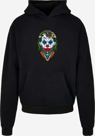 Sweat-shirt 'Cyberpunk Joker CYBERPUNK STYLES' F4NT4STIC en noir : devant