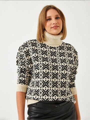 Bianco Lucci Pullover in Mischfarben