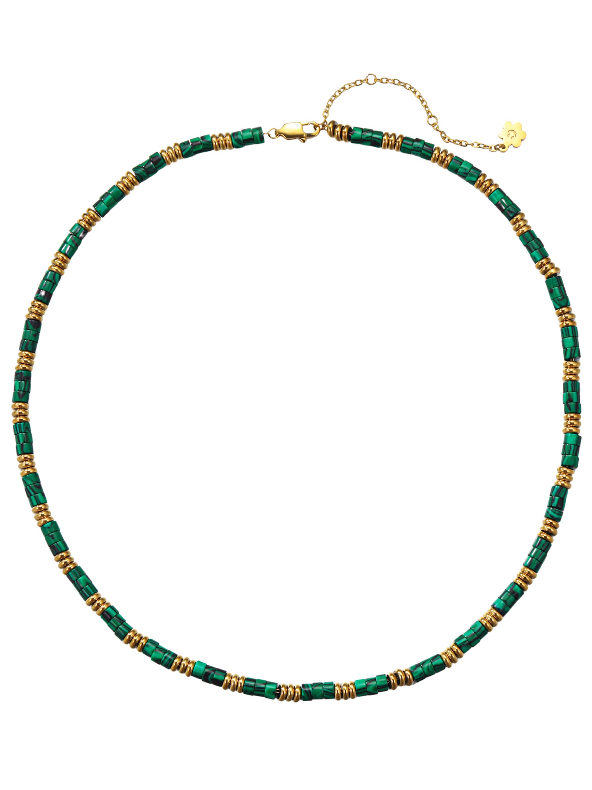 Hey Happiness - Cadena 'Chunky' en oro: frente