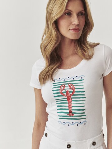 T-shirt 'ANTONIA 2' TATUUM en blanc