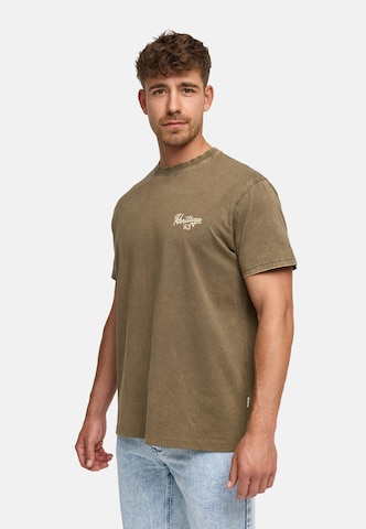 INDICODE JEANS Shirt 'INHeritage' in Beige