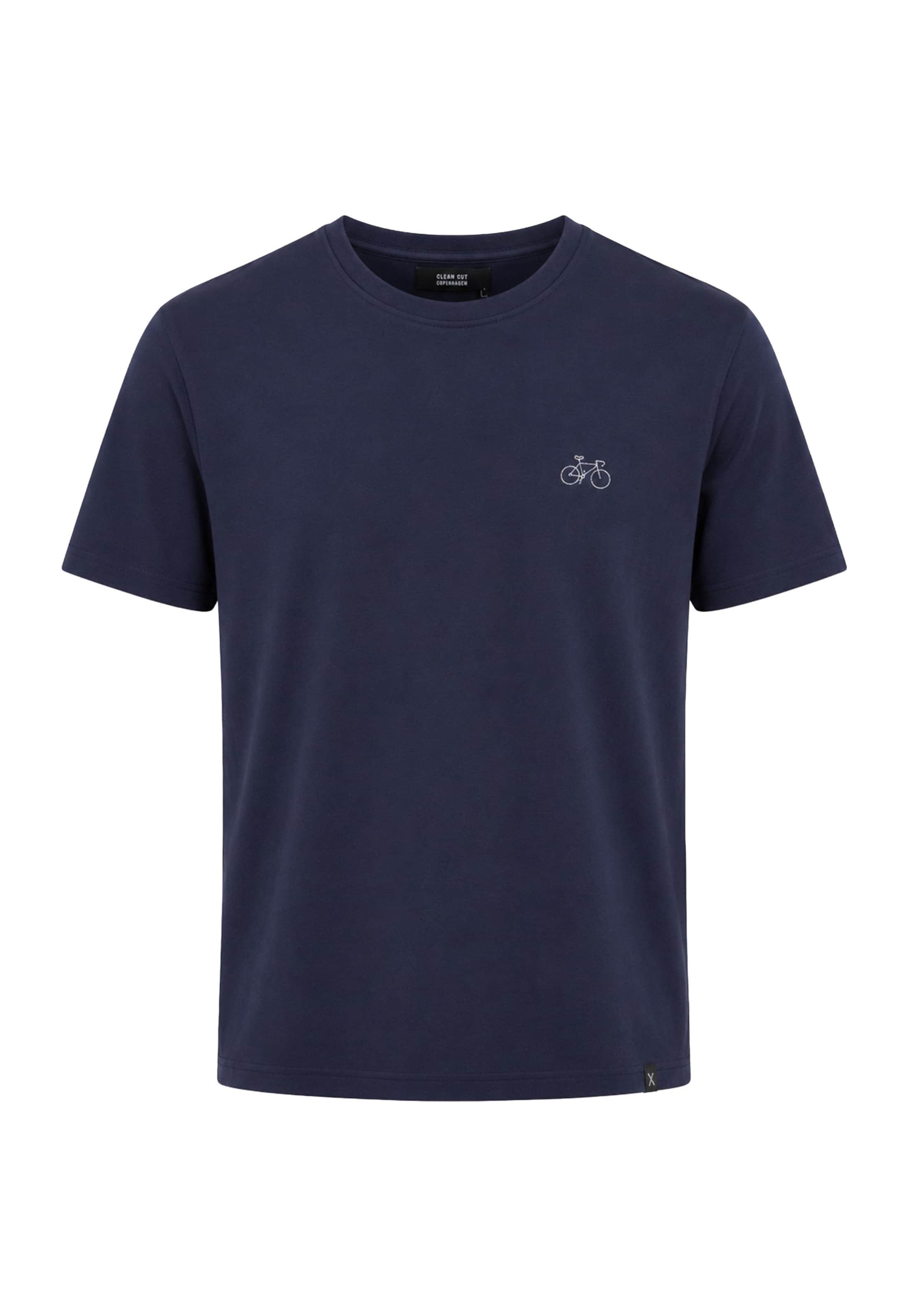T-Shirt 'Hygge' Clean Cut Copenhagen en bleu : devant