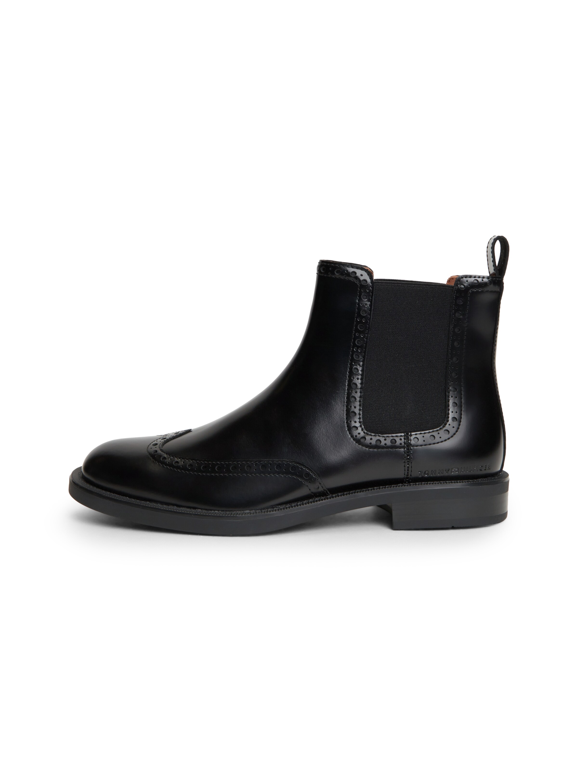 TOMMY HILFIGER Chelsea Boots in Schwarz: Vorderseite