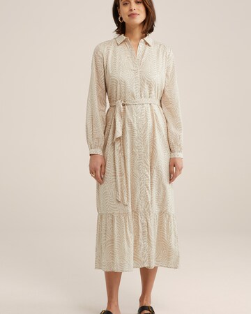 Abito camicia di WE Fashion in beige: frontale