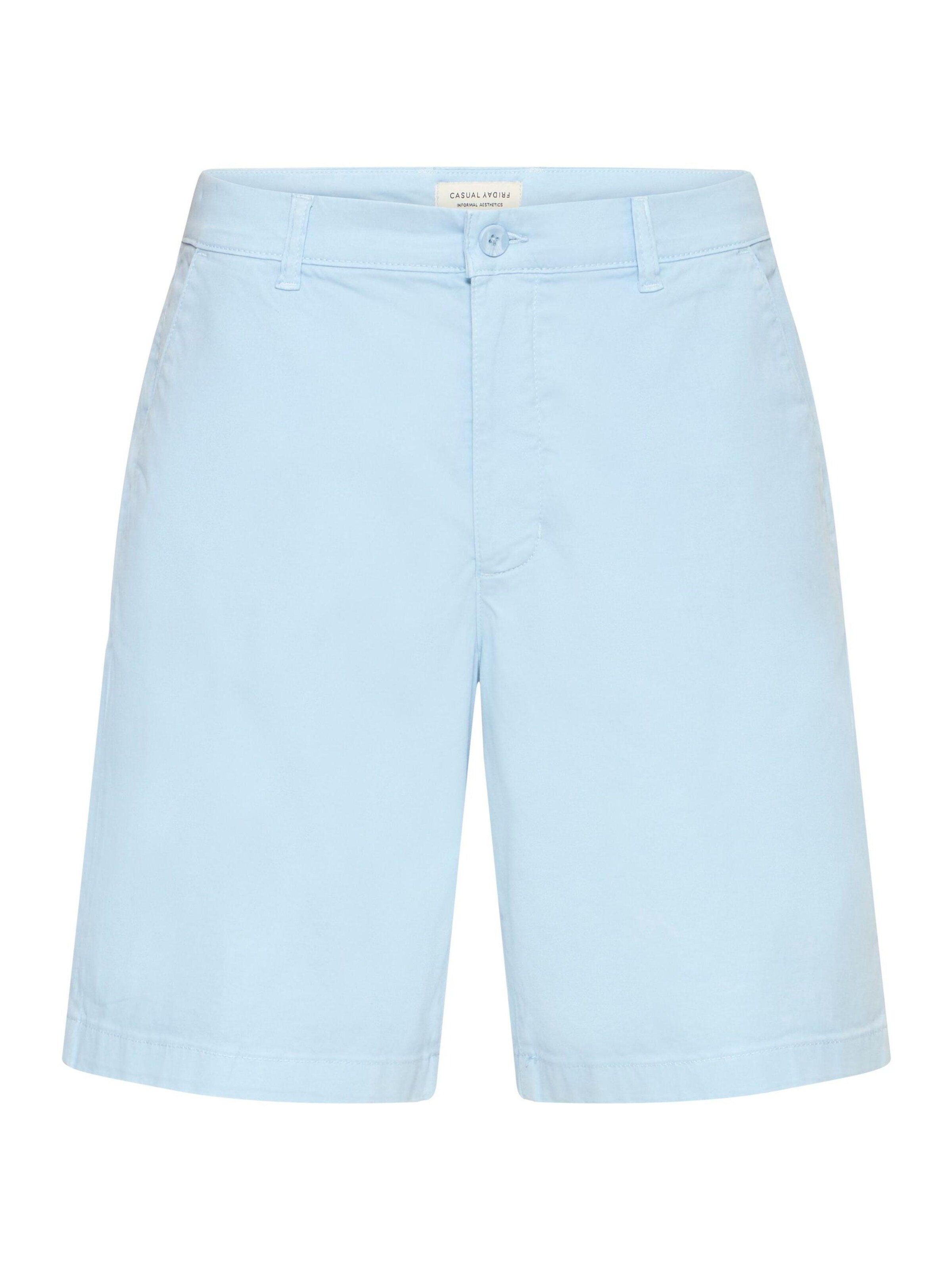 Casual Friday Chinoshorts ' CFBennet ' Relaxed Fit in Blau: Vorderseite