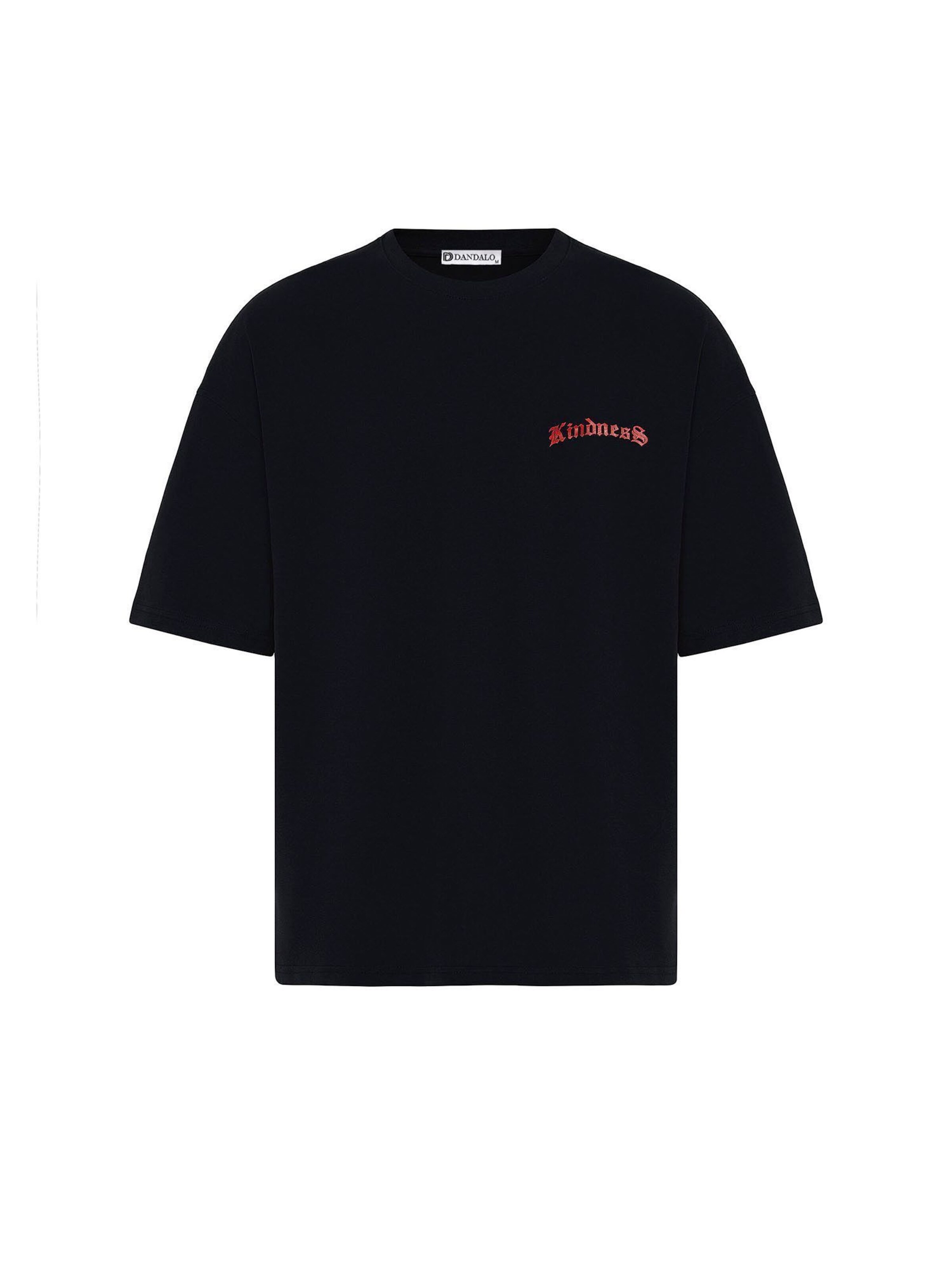 Maglietta di Dandalo in nero: frontale