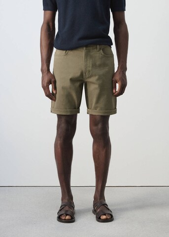 MANGO MAN Slim fit Jeans 'Nepto' in Green: front