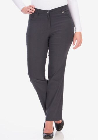 KjBRAND Regular Pants in Grey: front