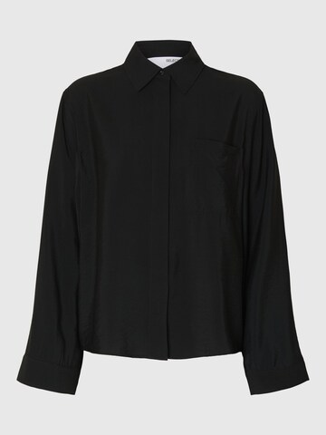 SELECTED Blouse in Black: front