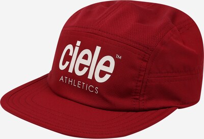 CIELE ATHLETICS Cap 'Cab' in dunkelrot / weiß, Produktansicht