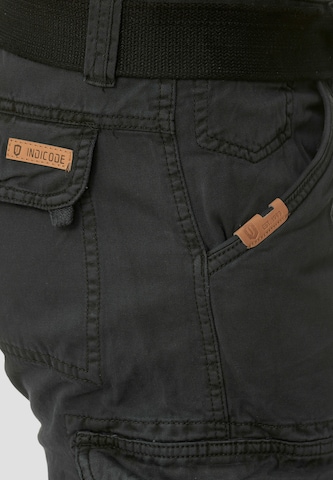 INDICODE JEANS Regular Shorts 'Nicolas' in Schwarz