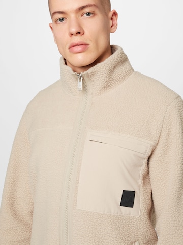 Matinique Fleece Jacket 'Isaac' in Grey