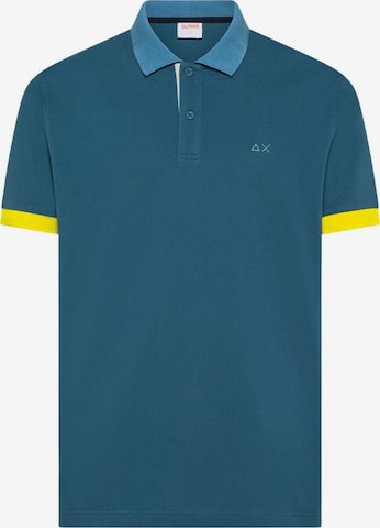 T-Shirt 'SUN68 POLO 3 COLOR WAY S/S POLO' SUN68 en bleu : devant