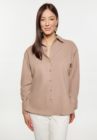 usha WHITE LABEL - Blusa en beige: frente