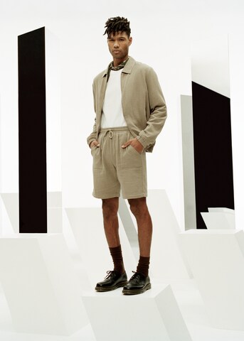 DAN FOX APPAREL Regular Shorts 'Yasin' in Braun