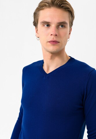 Jimmy Sanders Pullover in Blau