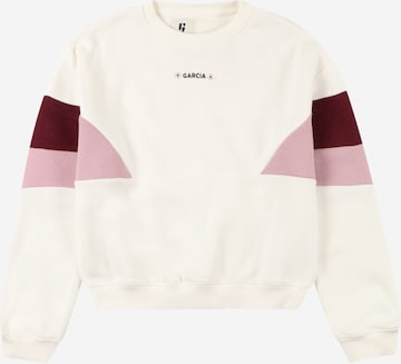 GARCIA Sweatshirt in White: front