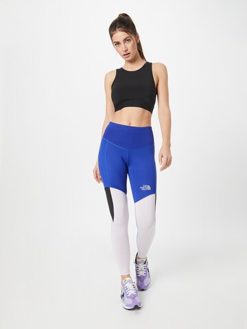 THE NORTH FACE Skinny Sporthose in Blau