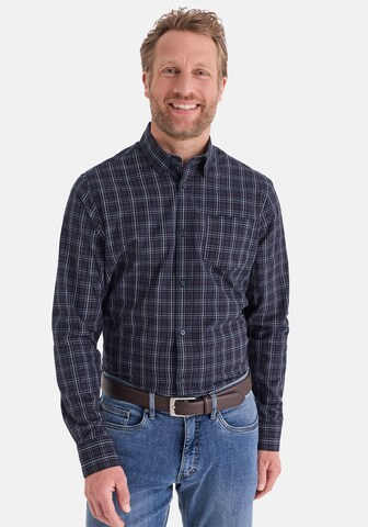 Stooker Men Regular fit Button Up Shirt 'HUGH' in Blue: front