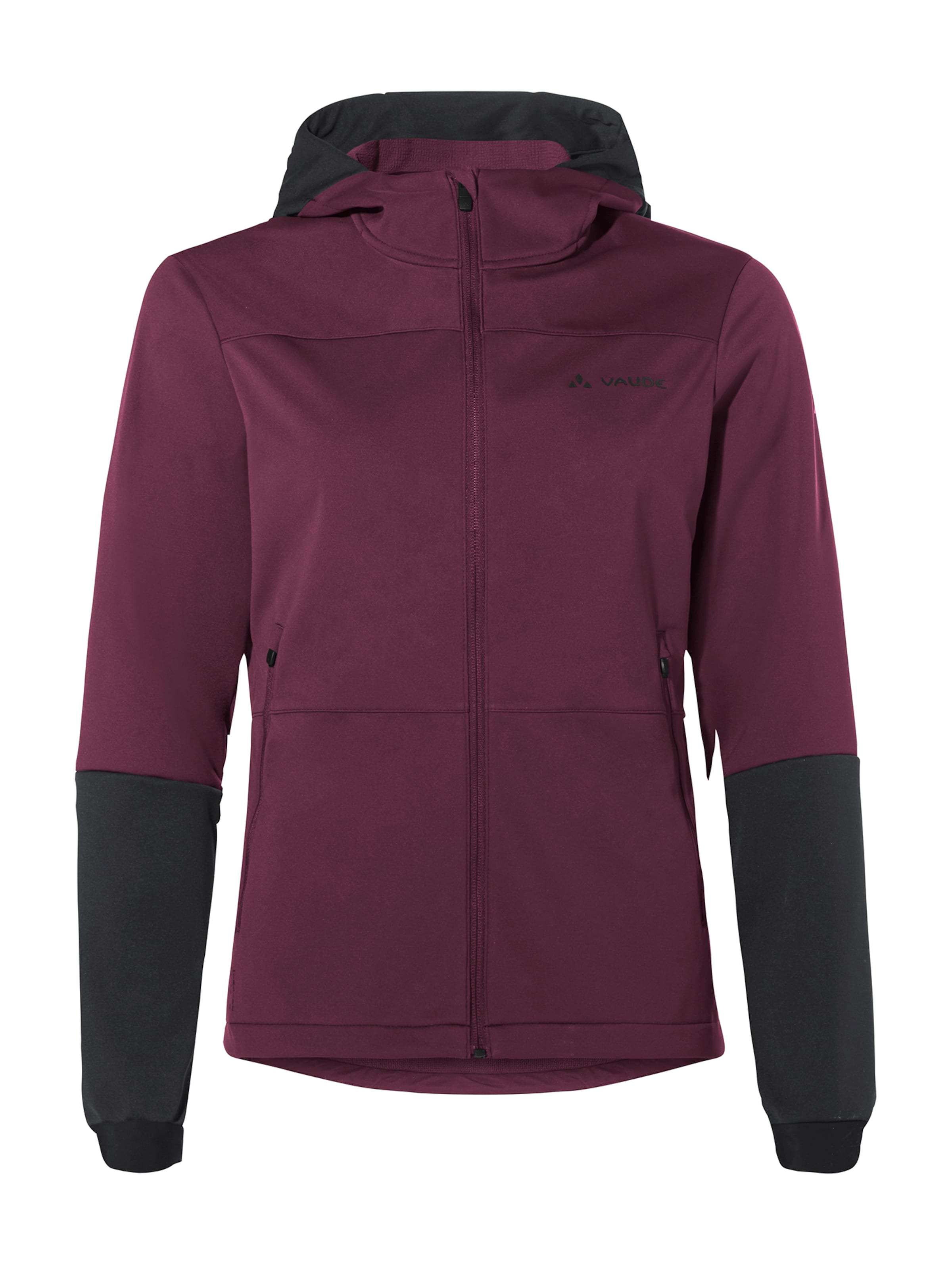 VAUDE Athletic Jacket 'Qimsa' in Red: front