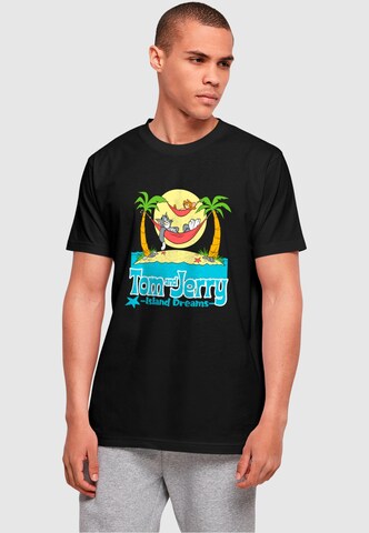 ABSOLUTE CULT T-Shirt 'Tom and Jerry - Hammock Dreams' in Schwarz: predná strana