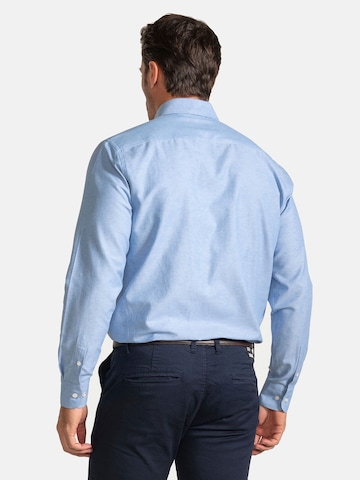 Williot Средняя посадка Деловая рубашка 'Oxford ' в Синий