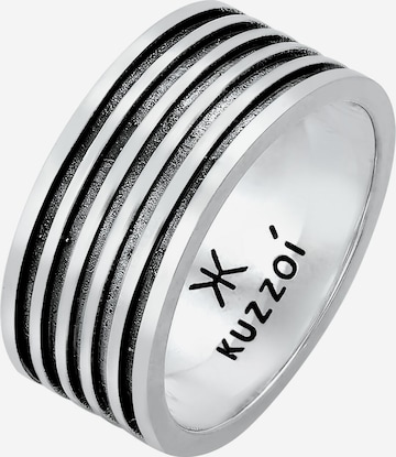 KUZZOI Ring in Zilver: voorkant